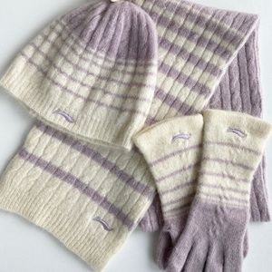 Li-Ning Winter Hat Gloves and Scarf Set, unique